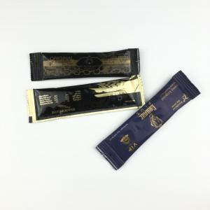 China 10g Raw Honey Liquid Packaging Bag Sachet With Gold Foil Display Box on sale