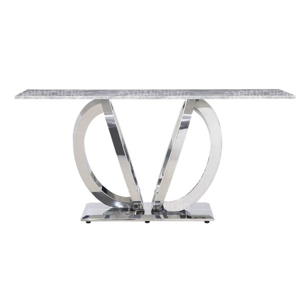 Quality Elegant Marble SS Console Table 120x40x80cm Long Lasting Wear for sale