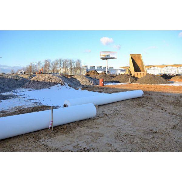 High Permeability Non Woven Polyester Geotextile For Soil Reinforcement And Land Reclamation