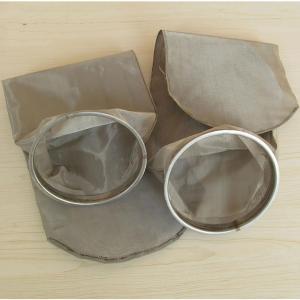 China 100 Mesh Food Grade Pocket Mesh Strainer Bag High Filtration Precision wholesale
