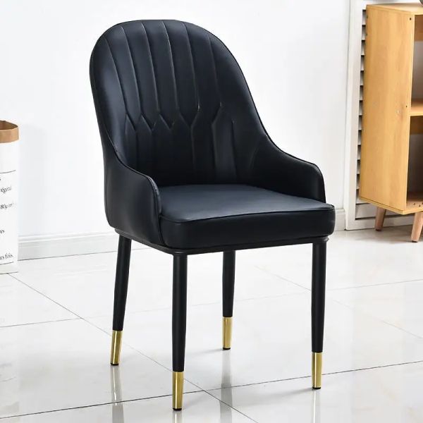 Contemporary High Back Upholstered Dining Chairs Patchwork Modern Dining Chair