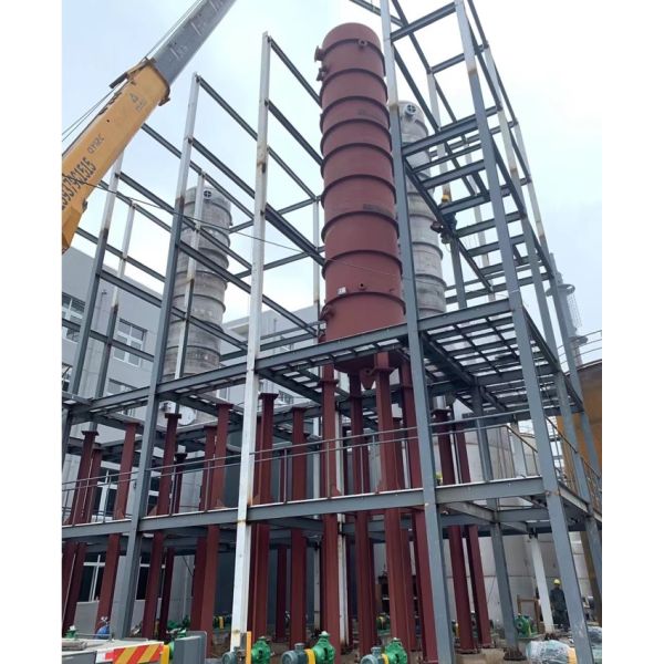 3TPH Capacity MVR Evaporator Crystallizer For Waste Lithium Ion Battery Recovery