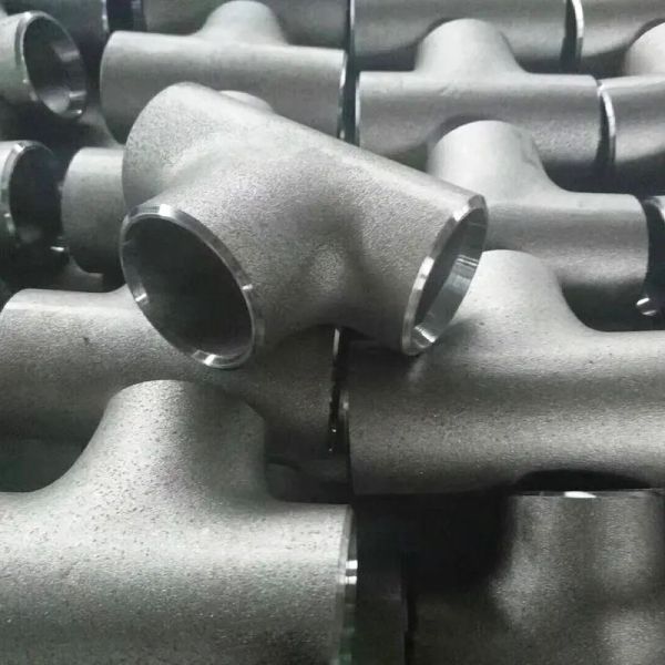 ASTM B363 Gr2 Titanium Reducing Tee Titanium Alloy Pipe Fittings Forged High Pressure