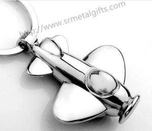 China metal aeroplane FOB key ring, zinc alloy, wholesale custom made airplane key fob key chain wholesale