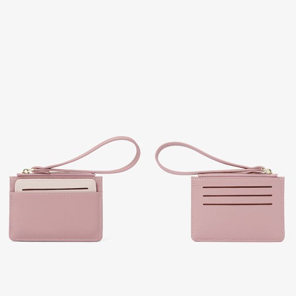 Small Credit Card Holder Purse Handbag With Detachable Wristlet Detachable Handbag