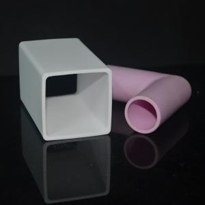China 95% Straight Alumina Ceramic Rods Pipe Curved Tube High Insulation Mullite Ceramic Tube wholesale