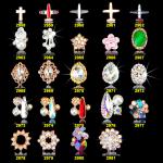 NEW Arrival 10*5*MM God 3D Clear Bow Nail Charm-You Will Get 1 Nail Charm from