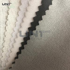 China Warp And Tricot Knitted Fusible Interlining Fabrics With Wet Finish Process W1110 wholesale