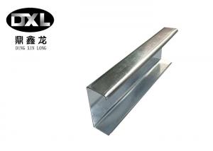 China Cold Formed Steel C Stud U Channel 0.3mm - 1.5mm Thickness Uniform Material wholesale