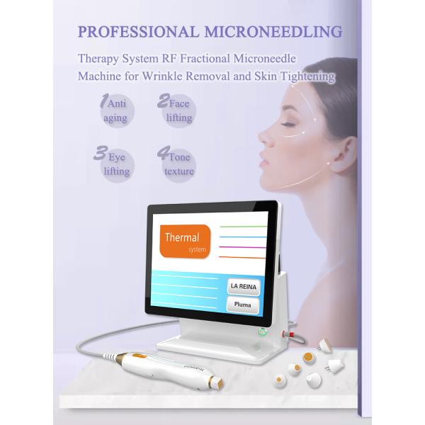 LF-519 High treatment effect microneedle skin tightening machine radio frequency facial equipment