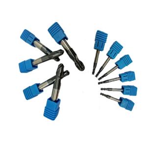 Polished Surface Milling Tungsten Carbide End Mill With Customized Flutes