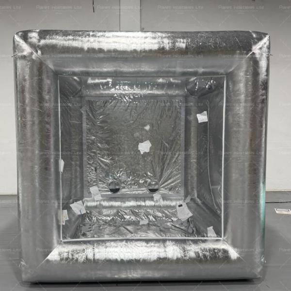 Portable Oxford 2.4m Inflatable Photo booth Cube Cash Cube Money Machine Booth /inflatable Cash Grabber