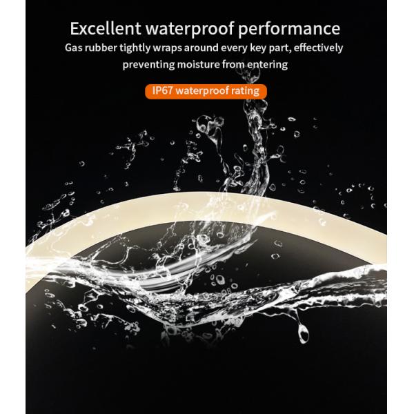 UV Resistant Silicone Circular LED Neon Flex 360° IP67 Flexible Neon LED Strip Light