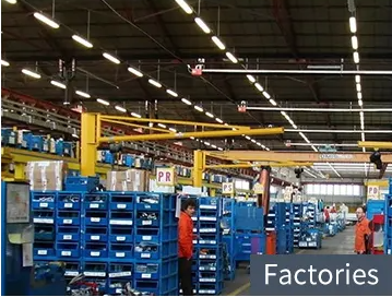 Led Vapor Tight Fixture Ip65 Tri Proof Led Light Factory Lamp Warehouses Led Lamp led parking light