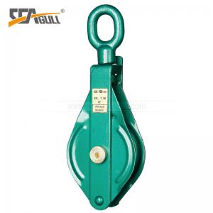 China Eye Type Single Wire Rope Sheave Snatch Blocks / Pulley Block And Tackle wholesale