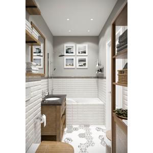 Black and White Clay Wall Tiles 75x152mm for Kitchen