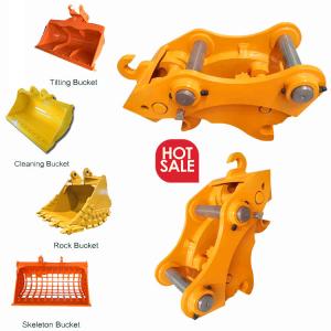 China Steel Q345B Material Excavator Quick Coupler Manual With Pin on sale