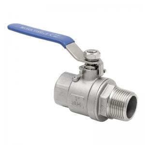 China Media Water 2PC Ball Valve DN8-DN50 for Water Tap Valve Switch Female and Male Thread wholesale