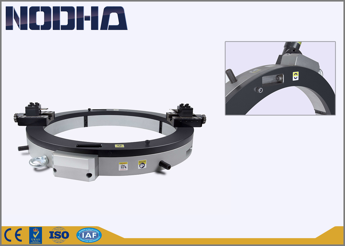 China Portable Split Frame Hydraulic Pipe Cutting Machine For Power Plant wholesale