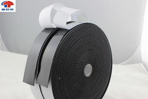China Strong Sticky hook and loop fastener tape Black Adhesive Back hook & loop tape on sale