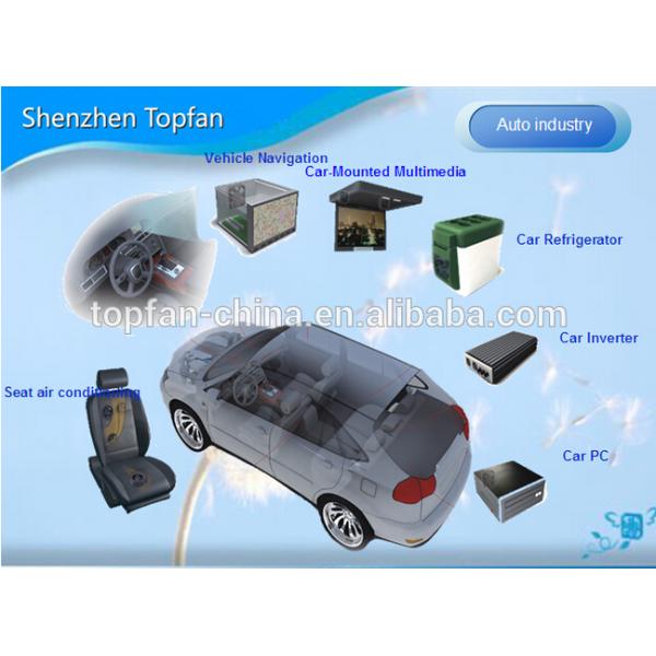 High Efficiency GPU Cooling DC Brushless Fan 12V Axial Fan Motor For Machine Equipment