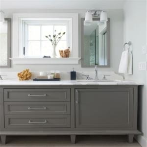 China Customized Bathroom Prima Vanity Furniture Modern Design With Double Sink wholesale