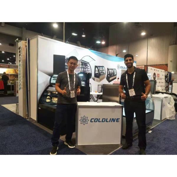 Hydrocarbon R290 Air Curtain Refrigerator Display Case 790L