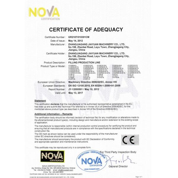 High Efficiency Drinking Water Bottle Filling Machine With 8000 - 10000 B/H