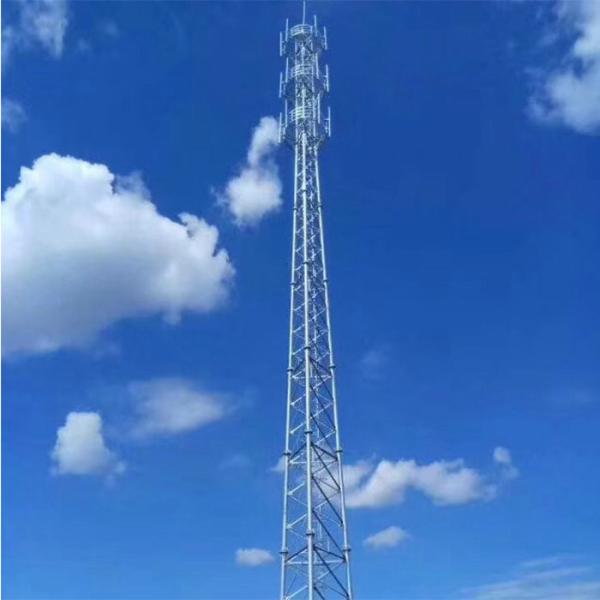 Q235 Steel GSM Self Supporting Antenna Tower For Park