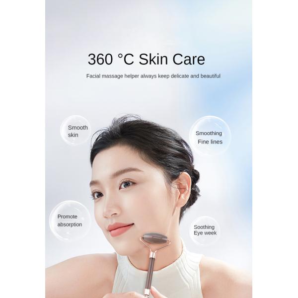 Skin Care Rose Quartz Facial Massager Gua Sha Face Scraper Jade Massagers Roller Set
