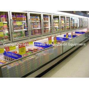 1500L Drinks Chiller Retrofit , Curved Glass Combination Freezer With CE