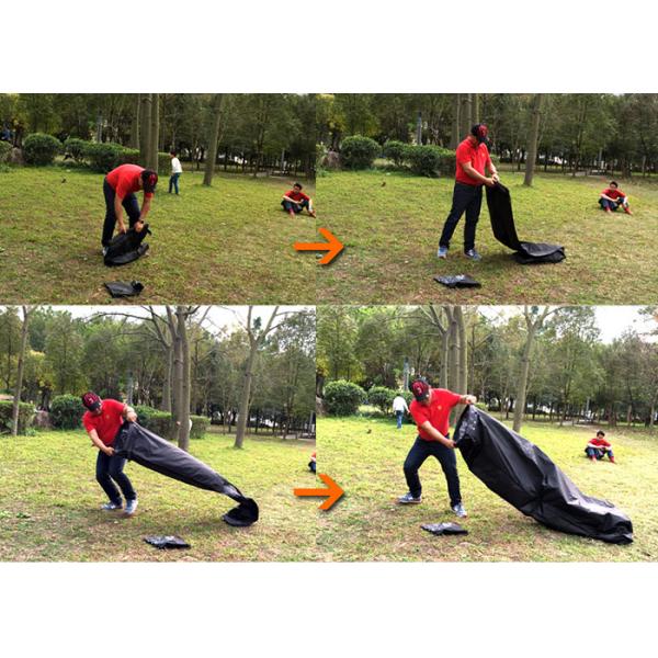 Outdoor 100% Nylon Inflatable Sofa Bag , Easy To Carrying Camping Inflatable Sleeping Sofa