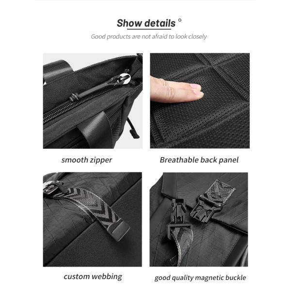 Interior Slot Pocket Anti Theft Men Business Backpack 20L To 35L