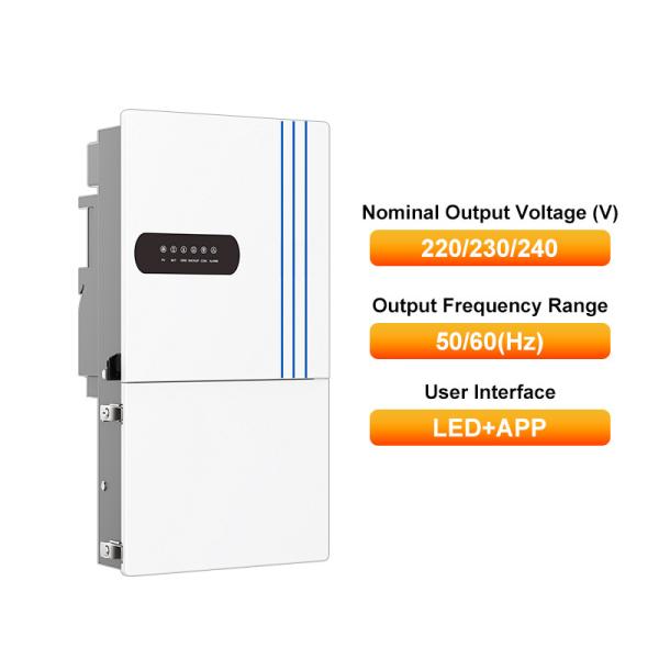 50Hz/60Hz Frequency Hybrid Solar Inverter 10kw for Off Grid Applications