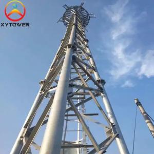 China 3 Legged Lattice Galvanized Steel Tubular 5G Communication Tower wholesale