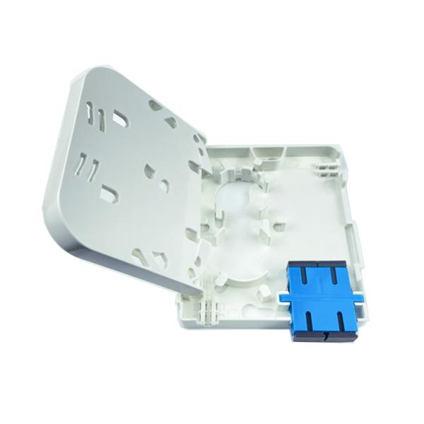 2 Cores Plastic Fiber Optic Face Plate Socket Panel SC Connector Type