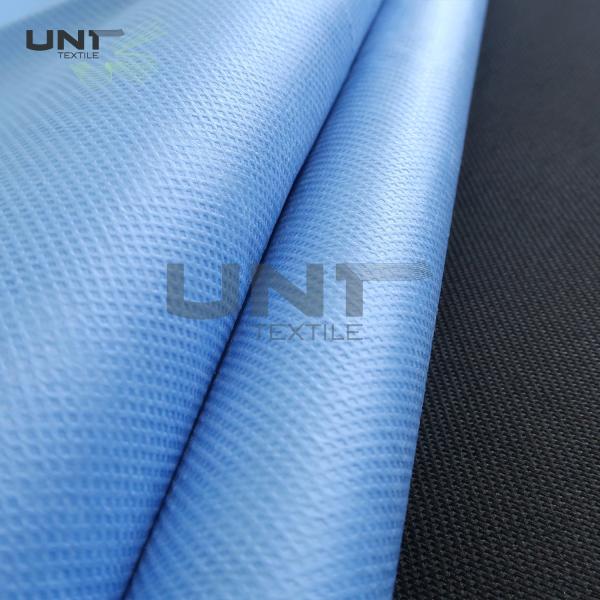 Three Layers Blue Hydrophilic Fabric / Film Shrink Resistant Eco - Friendly