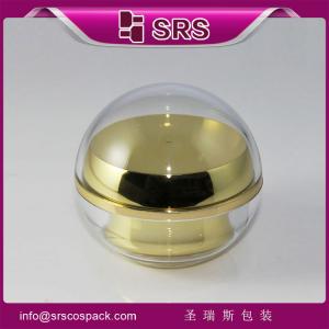 China cute jar with good quality 30g,50g,100g cheap screen printing OEM clear plastic jar on sale
