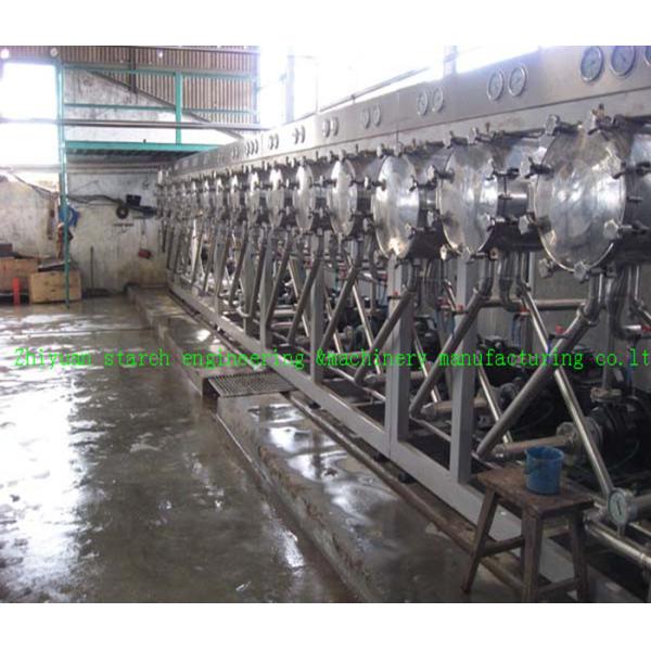 SS304 Tapioca Starch Machine / Fresh Potato Refining Hydro Cyclone System