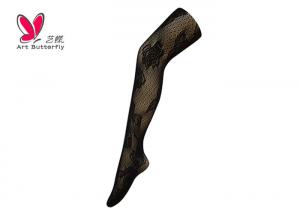 China Horizontal Checks Girls Fishnet Stockings Seamless Micro Fishnet Pantyhose on sale