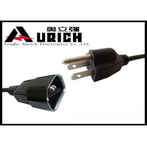 China Custom NEMA 5-15P Sjtw Sjoow UL Power Cord , 3 Pin Iec SZ3 Plug Power Cable wholesale