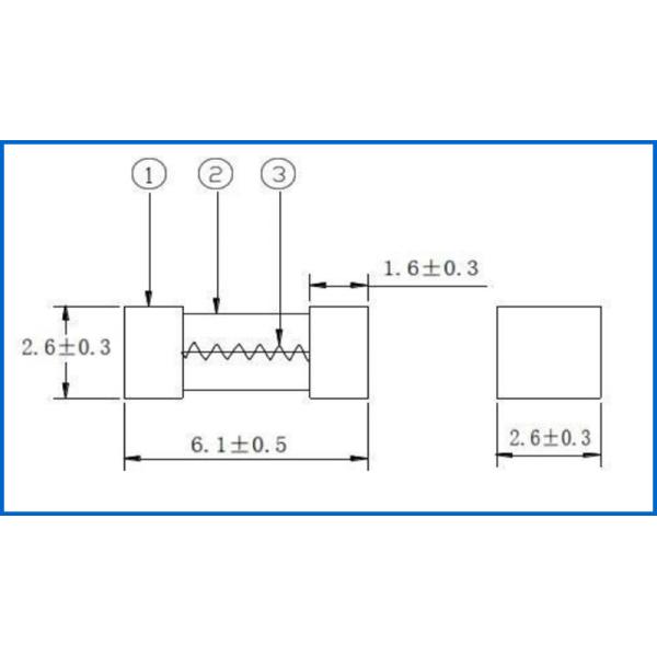 Ceramic Fast Blow Surface Mount Fuse 0.05-30A With IR Pb Free Solder Process