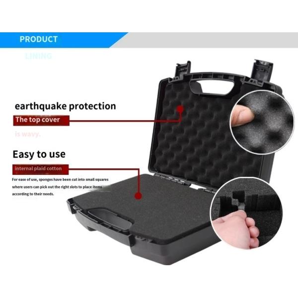 300x230x84mm PP Tool Storage Case with Custom Logo 0.75kg