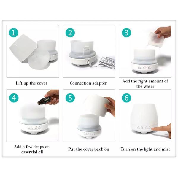200ml Plastic Aroma Diffuser With Bluetooth Speaker