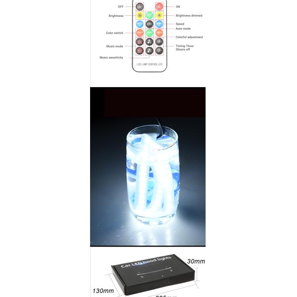 2pcs 30/45/60cm RGBLED Day Time Running Light Slim Sequential Flexible Led Turn Signal Strip