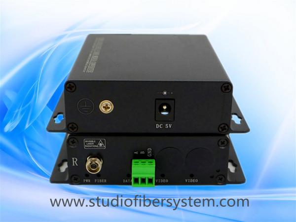 Quality 1CH analog audio fiber transmitters and receivers with Phoenix connectors for remote broadcast/studio system for sale