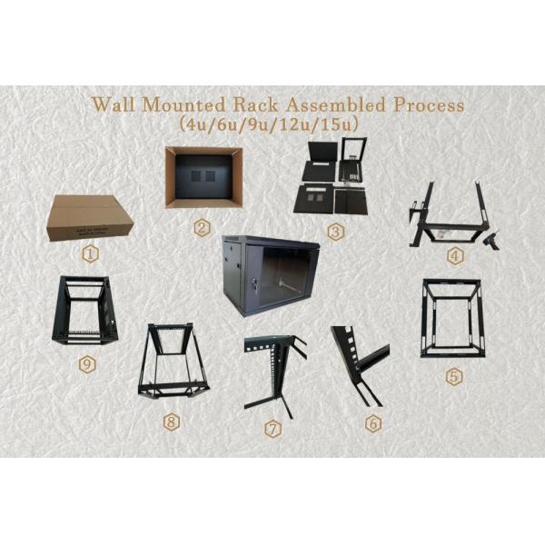 Precise Size Network Rack Cabinet Reliable Structure Easy Quick Wall Mounted