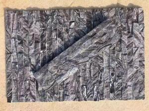 China Rectangular Grey Slate Kitchen Floor Tiles 180mm Outdoor Slate Tiles For Patio on sale