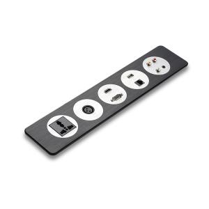 China Commercial Flush Desk Mounted Sockets Power Grommet European Oxidized wholesale