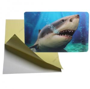 China cheap price 3d lenticular sticker pp pet flip effect lenticular sticker printing with the adhesive on the backside on sale